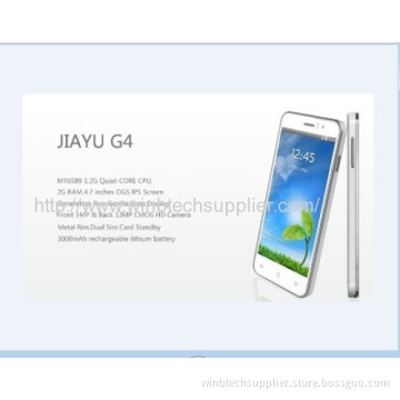 Jiayu G4 Mtk6589 Quad Core 3g Mobile Phone 4.7" Ips 1280x720 Android 4.2 Dual Camera 